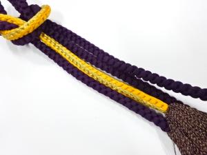 正絹　手組帯締め